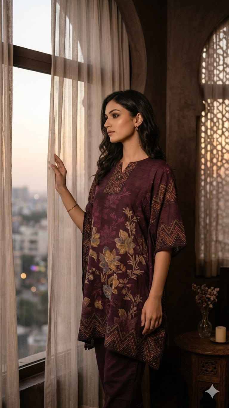 1923 Purple Hit By Fashid Designer Festive Suits Beautiful Fancy Stylish Colorful Party Wear & Occasional Wear Pure Muslin kaftan At Wholesale Price